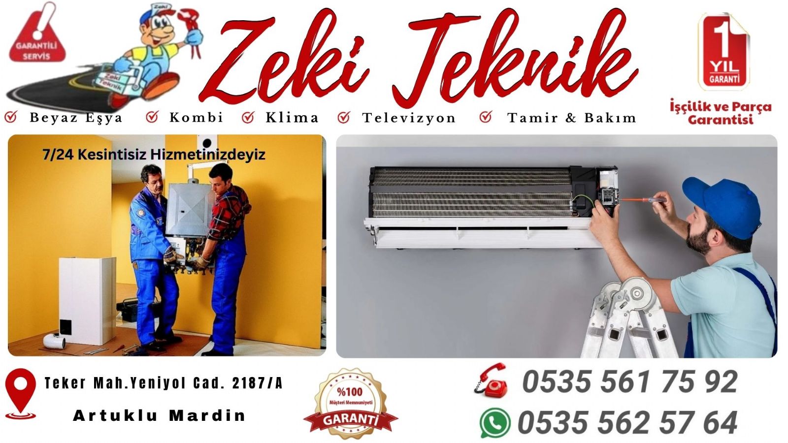 Artuklu Kombi - Klima Servisi
